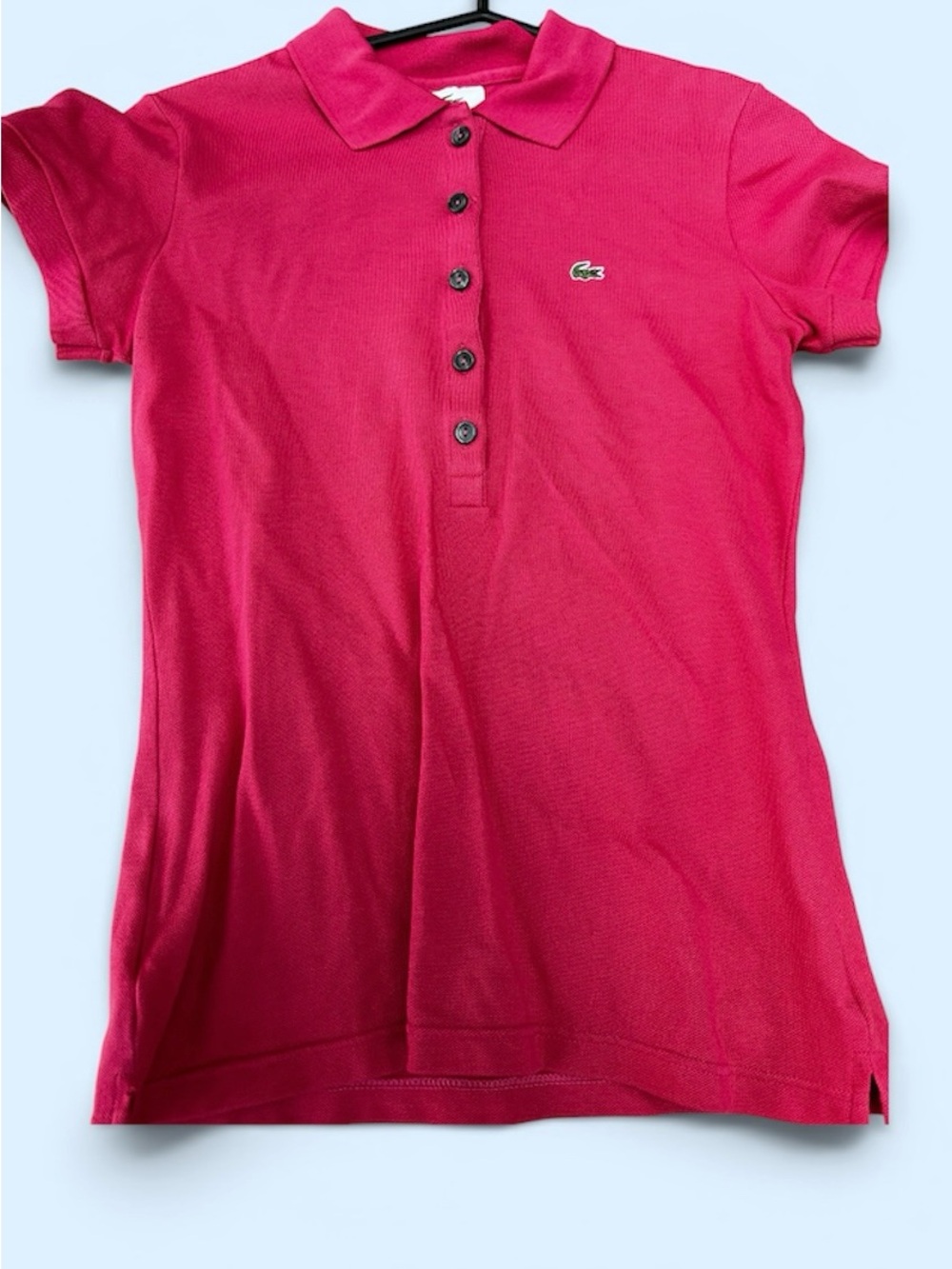 Lacoste Pink Short Sleeve Polo Top